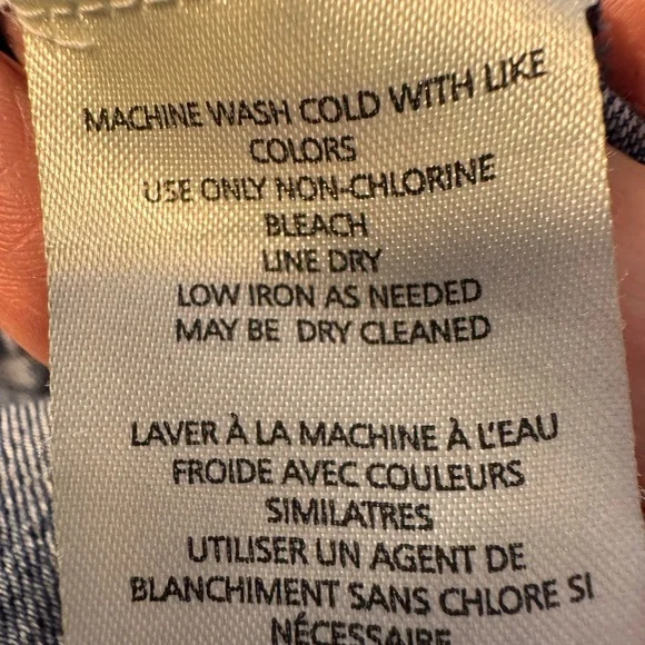 Pilcro by Anthropologie Seamed 100% Cotton Raw Hem Smocked Midi Dress-size small - Picture 13 of 14